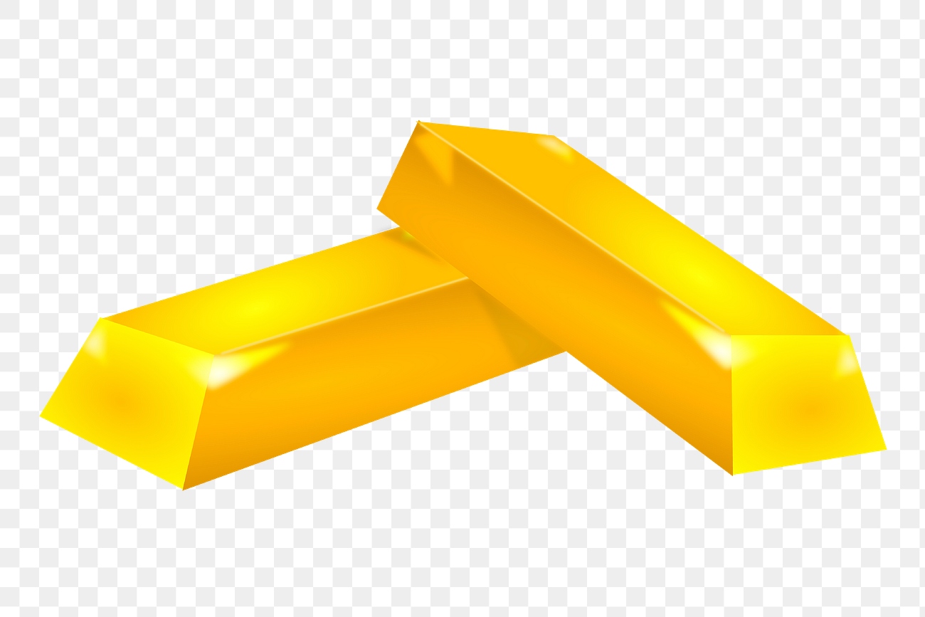 Stacked gold bars on a dark surface